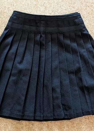 Юбка burberry brit pleated wool skirt10 фото