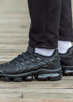 Мужские кроссовки nike vapormax plus black 40-41-42-43-44-45