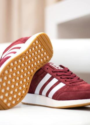 Распродаж! adidas iniki бордовые кроссовки женские замшевые адидас инки весенние осенние демисезонные демисезонные качество4 фото