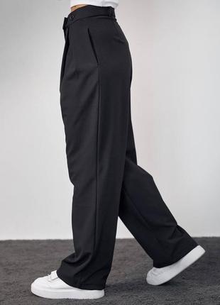 Женские брюки палаццо с интересным кроем / весна 20242 фото