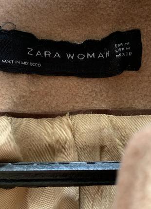 Пальто zara размер s шерсть осень весна легкое удобное не облегает4 фото