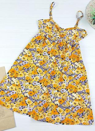 Яскрава сукня з квітковим принтом від h&m 
р. xs eur 34 на 160-164 см.
