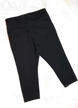 💝2+1=4 базові чорні джинсові бриджі джегінси висока посадка, розмір 50 - 524 фото
