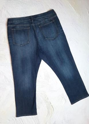 💝2+1=4 темно-сині джинсові бриджі капрі стрейч f&f, розмір 50 - 526 фото