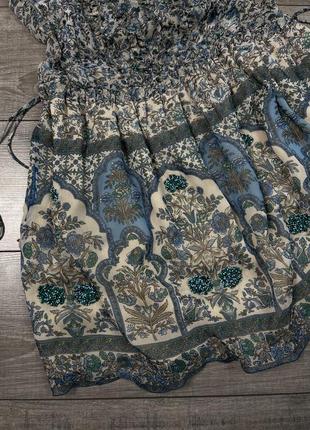 Оригинальное красивое мини платье zadig &amp; voltaire rimana print dress10 фото
