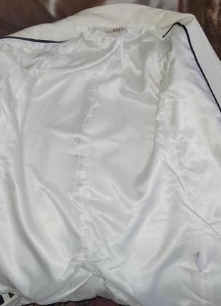 Роскошный презентабельный костюм двойка- майка- блуза и удлиненный жакет, блейзер4 фото