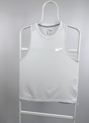 Оригінальна рефлективна спортивна майка топ футболка nike dri fit running2 фото