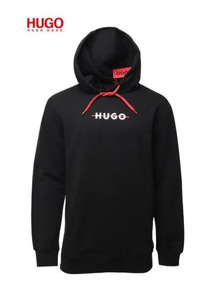 Чоловіча чорна кофта худі hugo boss [ s i xxl ]