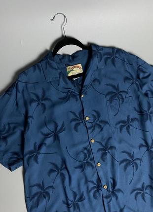 Сорочка літня гавайка прикольна made in hawaii vintage rare aitem айтем2 фото