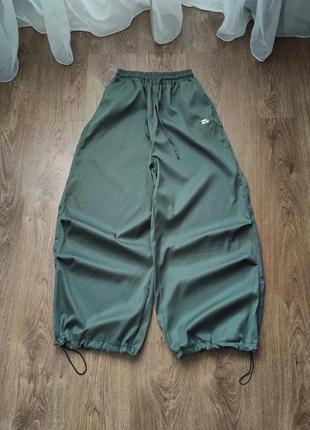 Crying center parachute pants/штани парашути jaded london/широкі штани на утяжках4 фото