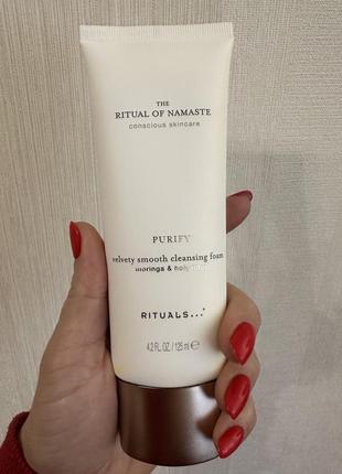 Крем пінка для вмивання rituals of namaste