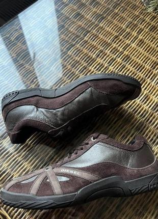 Замшевые кроссовки diesel оригинальные коричневые5 фото
