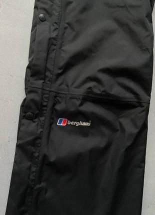 Мужские мембранные брюки бергхаус самосвалы водостойкие berghaus aq2 goretex горетекс6 фото