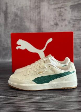 Puma court ultra lite white mint5 фото