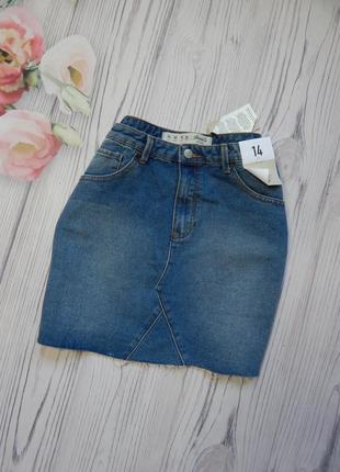🌿крутящая джинсовая юбка от denim co. размер l🌿.
