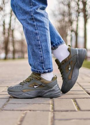 Женские nike m2k tekno green4 фото