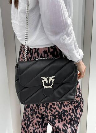 Pinko puff black bag v2 сумка