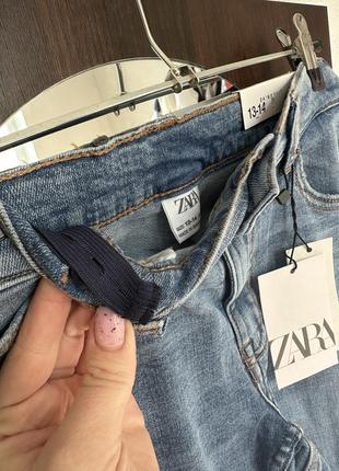 Джинсы и блуза, рубашка zara 13-14 лет, xxs, xs8 фото