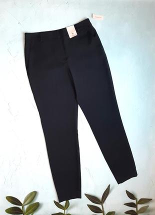 🎁1+1=3 нові шикарні чорні ділові брюки штани tu, розмір 46 - 48