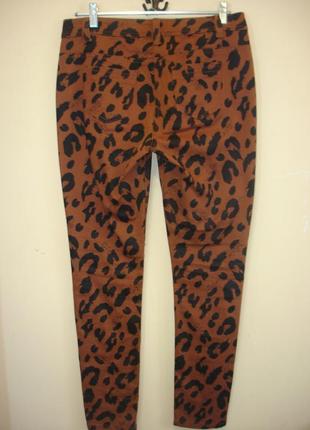 Леопардовые джинсы "george"3 фото