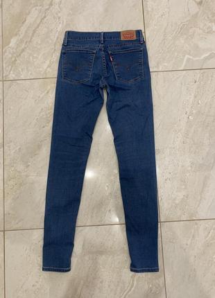 Джинсы брюки levis levi’s 710 super skinny скинни женские4 фото