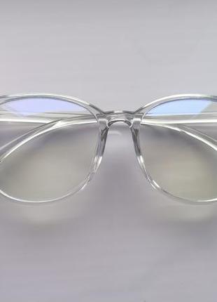 Іміджеві прозорі окуляри 2024 з захистом унісекс2 фото