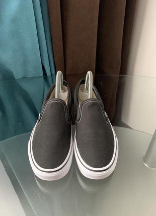 Кеди vans classic slip-on black3 фото