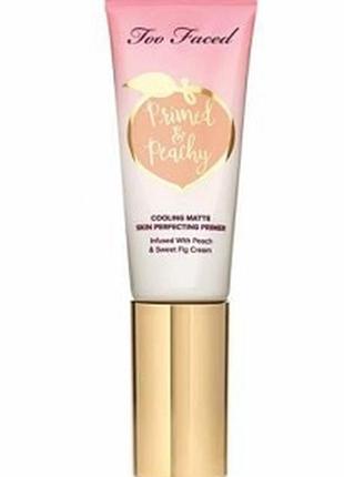 Охлаждающая матирующая основа под макияж too faced primed