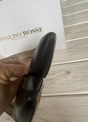 Osvaldo rossi italy шкіряні туфлі лодочки7 фото