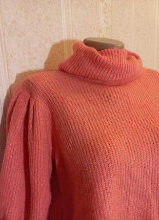 😍 светр свитер джемпер кофта женская с обьемными рукавами свободный4 фото