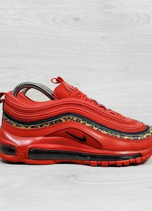 Женские кроссовки nike air max 97 leopard pack red, оригинал, размер 36.5