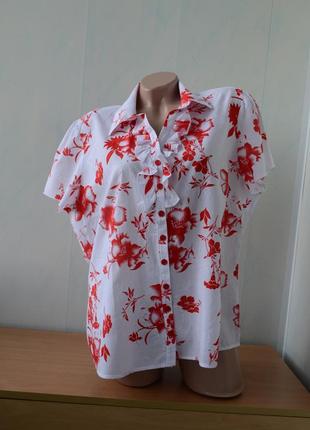 Натуральная рубашка с вышивкой  gerard, хлопок5 фото