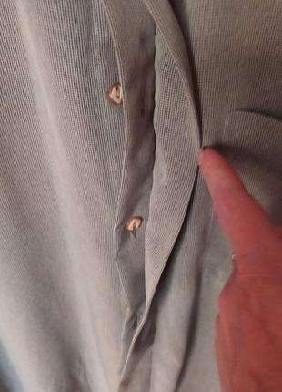 Рубашка мужская 56 серая с лёгким отливом6 фото