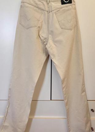 Винтажные оригинальные бежевые джинсы versace sport итальялия2 фото