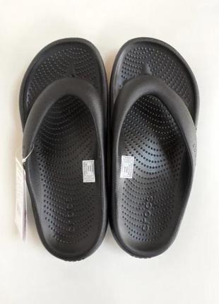 В'єтнамки крокс crocs mellow flip black чорні крокси чоловічі жіночі фліпи унісекс шлепанці4 фото