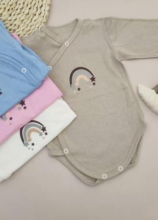 Боди для новорожденного футер.