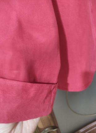Винтажный шелковый пиджак betty barclay (100% шелк)4 фото