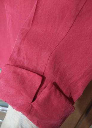 Винтажный шелковый пиджак betty barclay (100% шелк)10 фото