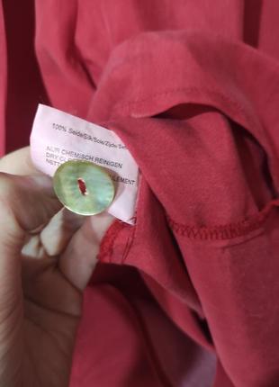 Винтажный шелковый пиджак betty barclay (100% шелк)5 фото