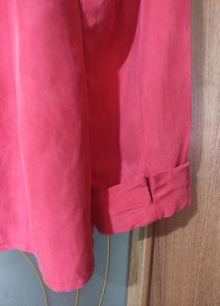 Винтажный шелковый пиджак betty barclay (100% шелк)8 фото
