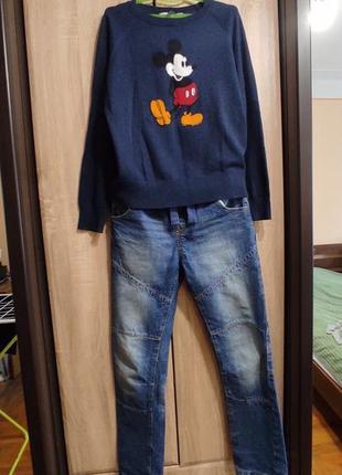 Комплект кофта+джинси на хлопчика 11-12років1 фото