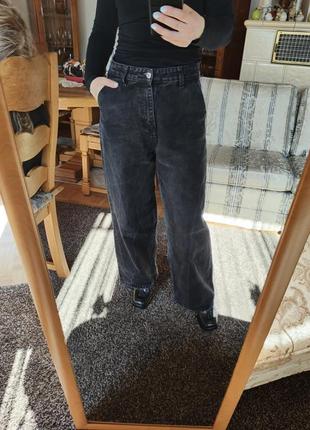 Бомбезні джинси висока посадка кльош палаццо3 фото