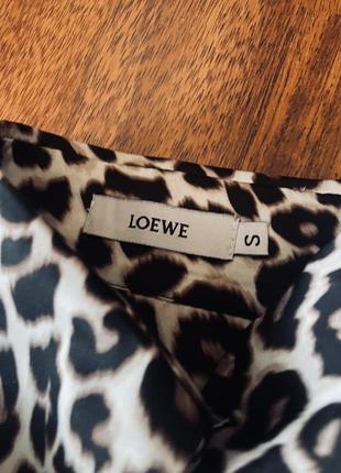 Рубашка loewe леопард3 фото