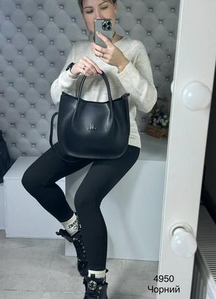 🖤 стильная вместительная сумка6 фото