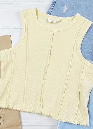 Стильна майка в рубчик від candy couture на 13 років, 158 см.