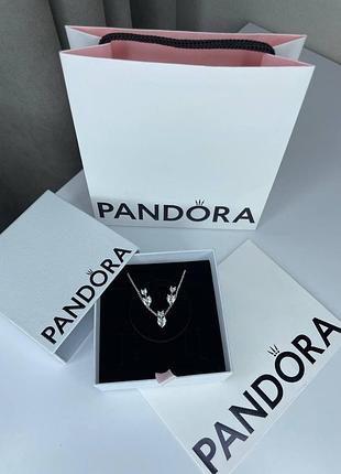 Комплект pandora "два серця"