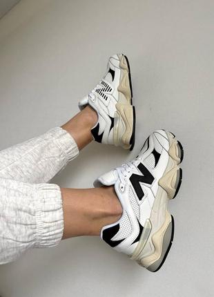 Белые классические кроссовки женские new balance6 фото