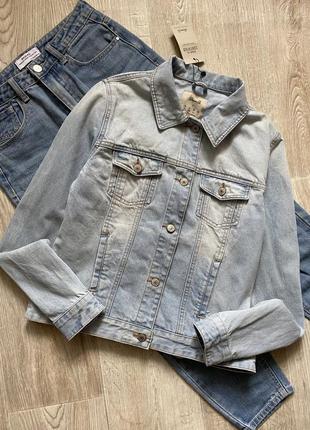 Джинсовая куртка, джинсовка, джинсовый пиджак4 фото