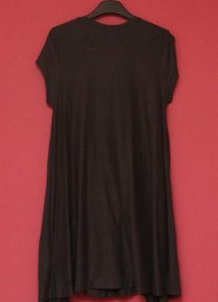 Cos s-xs платье из хлопка с металлическим отливом2 фото