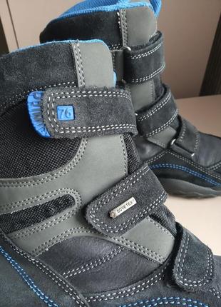 Ботинки primigi 76 (34) gore-tex зимние на мальчика7 фото